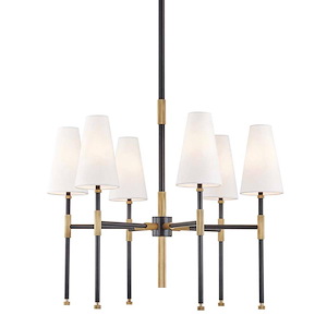 Templegate Close Six Light Chandelier - 28 Inches Wide by 29.5 Inches High - 1228257