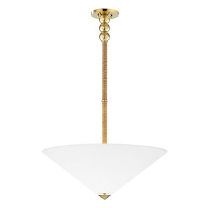 Hook Lea - 2 Light Pendant in Transitional Style - 24 Inches Wide by 22.5 Inches High - 1228420
