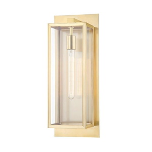 Woburn Parc - One Light Wall Sconce in Transitional Style - 8.25 Inches Wide by 21.25 Inches High