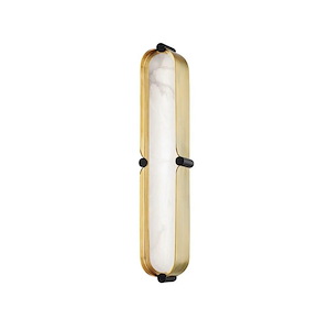 Saddlers Bottom 1 Light Modern Bath and Vanity Light in Modern Style - 3.25 Inches Wide by 16 Inches High - 1228509