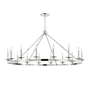 Stirling Isaf - Sixteen Light Chandelier in Transitional Style - 58 Inches Wide by 27.25 Inches High - 1228510