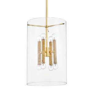 Falmouth Leaze - 8 Light Pendant-21.5 Inches Tall and 14 Inches Wide - 1280401