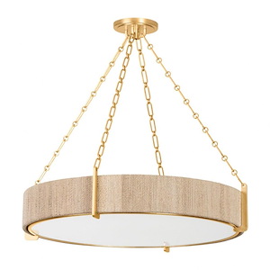 Lime Mews - 6 Light Chandelier-6.25 Inches Tall and 30.75 Inches Wide - 1316218