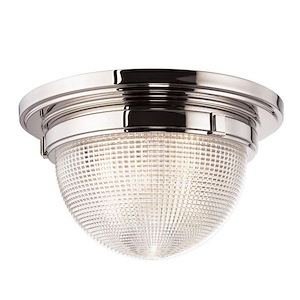 Clinton Down - Two Light Flush Mount - 14.75 Inches Wide by 8 Inches High - 1229043
