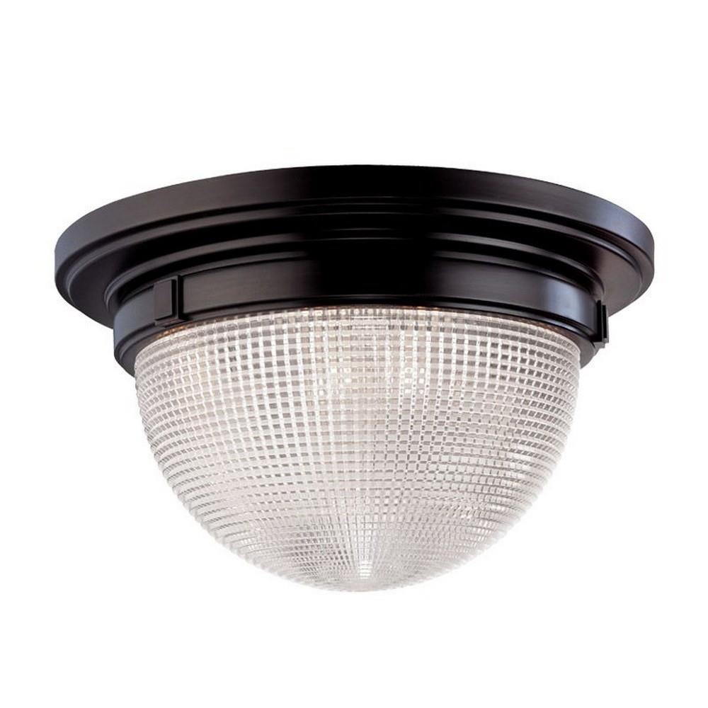 Bailey Street Home 116-BEL-633992 Clinton Down - One Light Flush Mount - 11.5 Inches Wide by 6.25 Inches High
