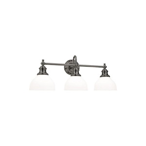 St Jamess View - Three Light Wall Sconce - 25.75 Inches Wide by 10.25 Inches High - 1229237