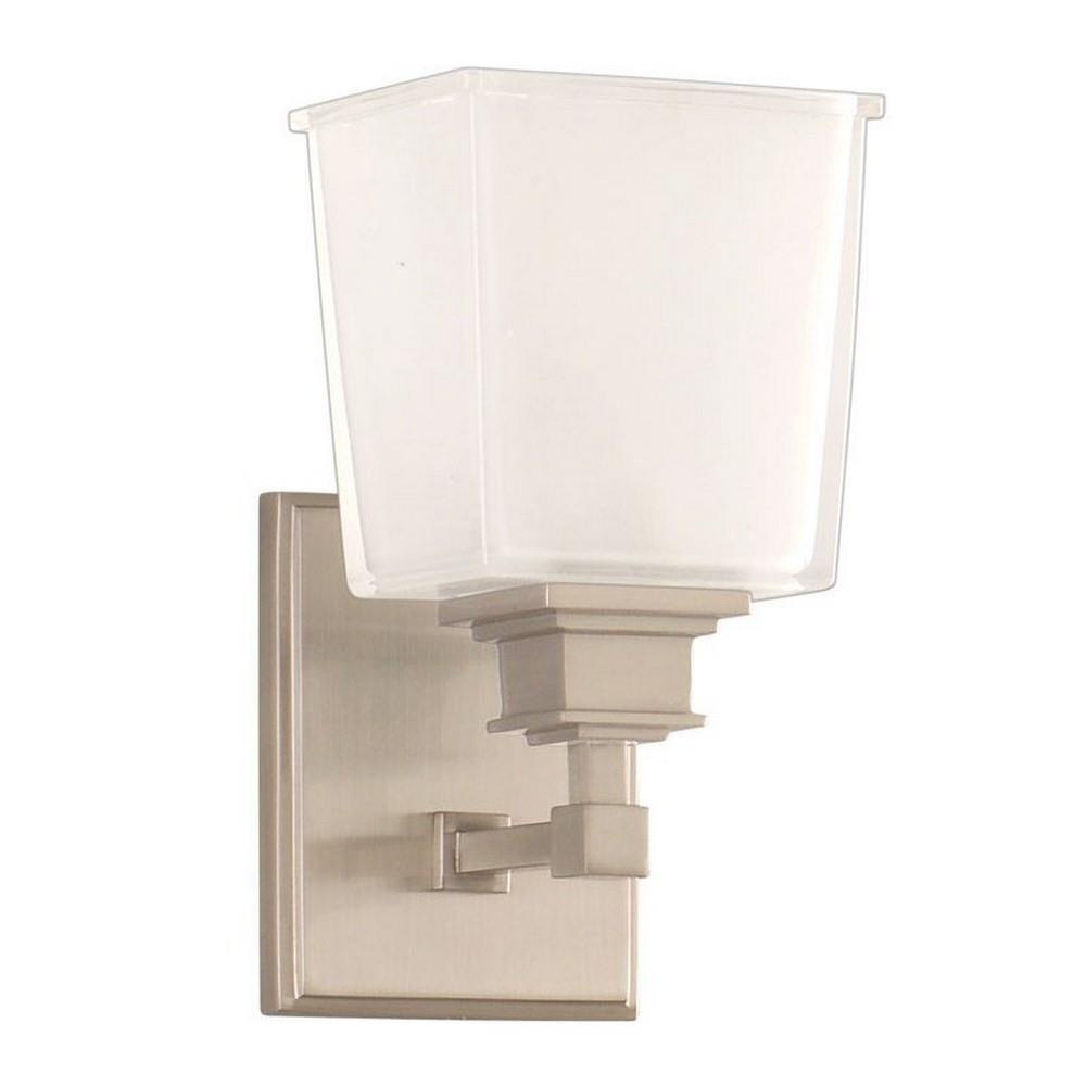 Bailey Street Home 116-BEL-692852 Lane Square - One Light Wall Sconce - 5 Inches Wide by 9.5 Inches High