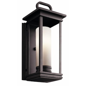 Church Hill - 1 light Medium Outdoor Wall Mount - 17.75 inches tall by 7 inches wide