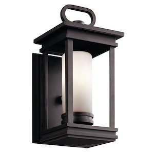 Church Hill - 1 light Small Outdoor Wall Mount - 11.75 inches tall by 5.5 inches wide