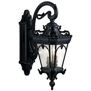 Branksome Hall - 2 light Outdoor Wall Mount - 24 inches tall by 10 inches wide
