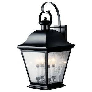 Babmaes Street - 4 light X-Large Outdoor Wall Lantern - with Traditional inspirations - 27.75 inches tall by 13 inches wide