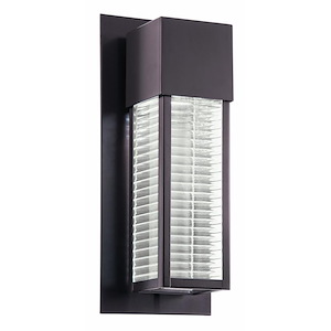 Ingleby Moor - 1 light Outdoor Small Wall Mount - 16 inches tall by 6.5 inches wide