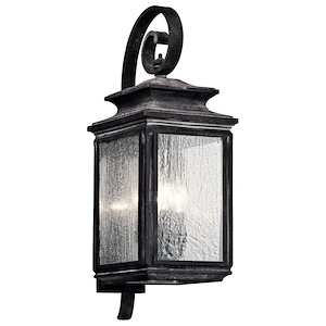 Craigleith Rise - 4 light Outdoor Large Wall Mount - 26.25 inches tall by 9 inches wide