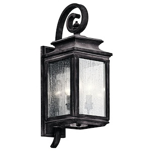 Craigleith Rise - 3 light Outdoor Medium Wall Mount - 21.75 inches tall by 7.5 inches wide