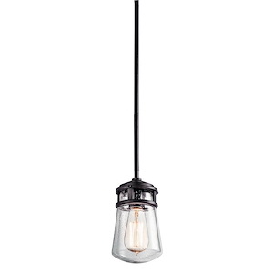 Cranleigh Mead - 1 light Outdoor Pendant - with Coastal inspirations - 9.25 inches tall by 5 inches wide - 1229567