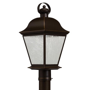 Babmaes Street - 1 light Outdoor Post Lantern - with Traditional inspirations - 20.75 inches tall by 9.5 inches wide