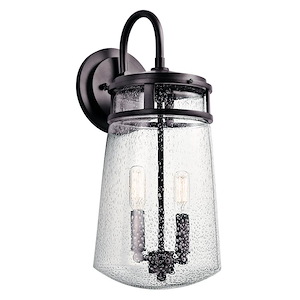 Cranleigh Mead - 2 light Outdoor Wall Mount - with Coastal inspirations - 18.25 inches tall by 8 inches wide