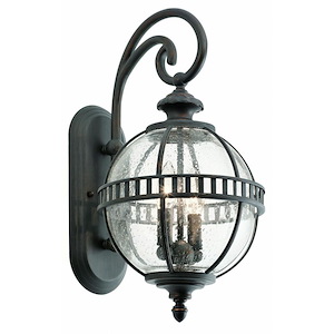 Dunbar Heath - 2 light Outdoor X-Large Wall Lantern - with Traditional inspirations - 19.25 inches tall by 10 inches wide