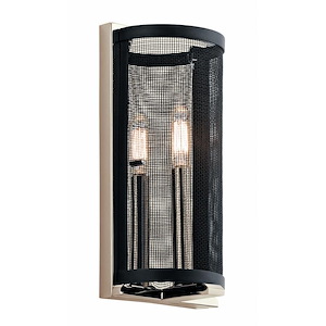 Elliot Crescent - Contemporary 1 Light Wall Sconce - with Soft Contemporary inspirations - 12 inches tall by 6 inches wide - 1229847