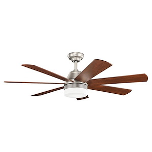 Kingsdown Acre - Ceiling Fan with Light Kit - with Transitional inspirations - 56 inches wide