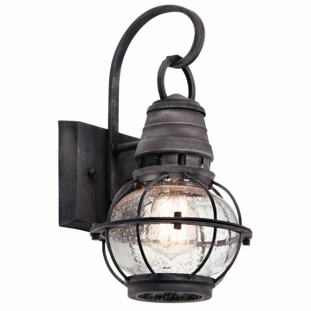 Bailey Street Home 147-BEL-2013929 Fountains Field - 2700K 1 light X-Large Outdoor Wall Mount - with Coastal inspirations - 13.25 inches tall by 7 inches wide