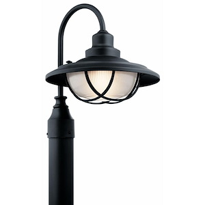 Glan Y Waun-1 light Outdoor Post Lantern-with Lodge/Country/Rustic inspirations-15.75 inches tall by 13 inches wide