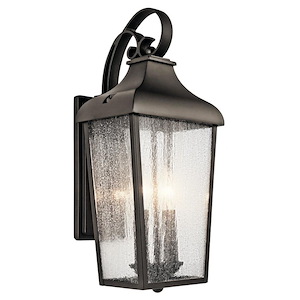 Gleneagles Grove - 2 light Medium Outdoor Wall Lantern - with Traditional inspirations - 18.5 inches tall by 8.5 inches wide