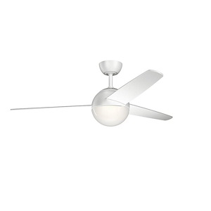 Reservoir Haven - Ceiling Fan with Light Kit - with Contemporary inspirations - 16.5 inches tall by 56 inches wide