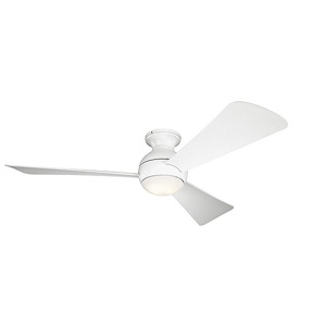 Ann Loke - Ceiling Fan with Light Kit - 11 inches tall by 54 inches wide - 1229971
