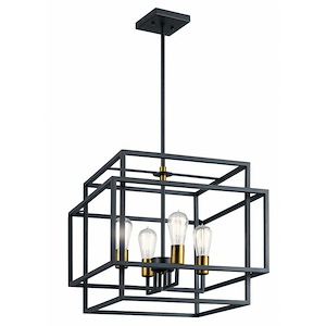 High Holborn - 4 light Pendant - 16.5 inches tall by 18 inches wide - 1230220