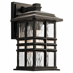 Crossley Ridgeway-1 Light Outdoor Wall Sconce-with Arts and Crafts/Mission inspirations-6.5 inches wide