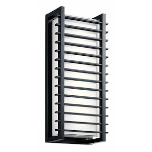 Lynton Heath - 2 Light Outdoor Wall Sconce - with Contemporary inspirations - 9 inches wide