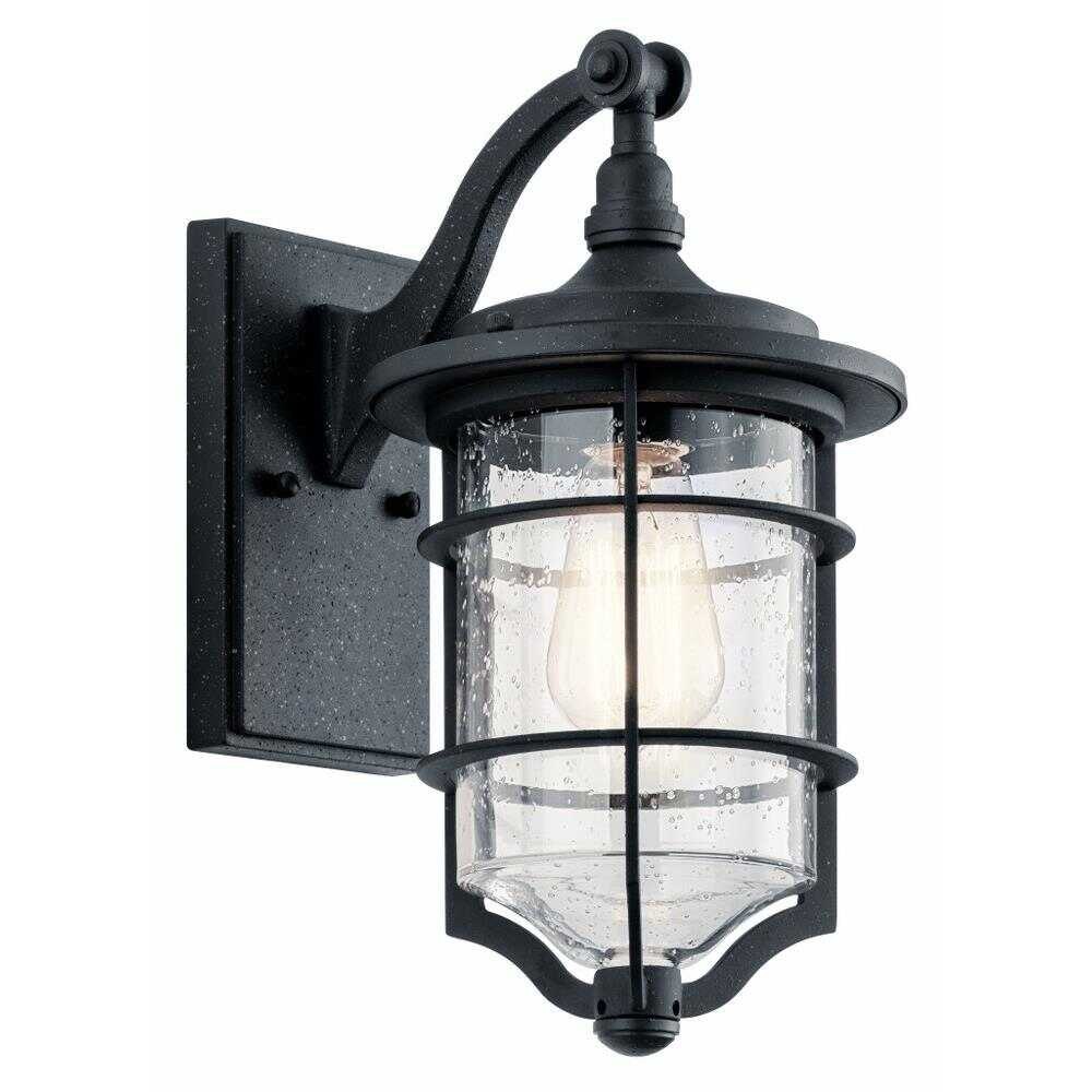 Bailey Street Home 147-BEL-2279434 Reed Garth - Transitional 1 Light Outdoor Wall Sconce - with Coastal inspirations - 13.25 inches tall by 7 inches wide