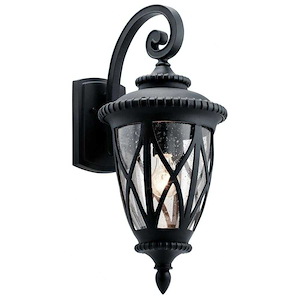 Hilton Links - 1 Light Outdoor Wall Sconce - with Traditional inspirations - 23.5 inches tall by 10.25 inches wide