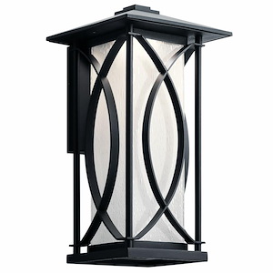 Lilac Hollow - 7.5W 1 LED Medium Outdoor Wall Lantern - with Transitional inspirations - 15 inches tall by 8 inches wide - 1230567