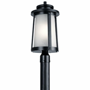 Crofters Grange - 1 light Outdoor Post Lantern - with Coastal inspirations - 20.5 inches tall by 9.5 inches wide