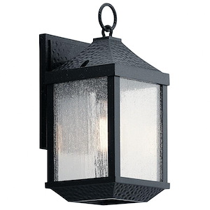 Oakfield Fields - 1 light Outdoor Small Wall Lantern - 13.5 inches tall by 6 inches wide - 1230658