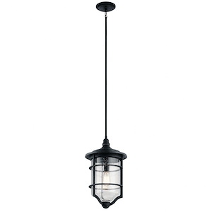 Reed Garth - 1 light Outdoor Pendant - 11.5 inches wide - 1230462