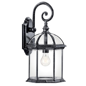 1 light Outdoor Wall Mount - with Traditional inspirations - 18.75 inches tall by 9.75 inches wide - 1231563