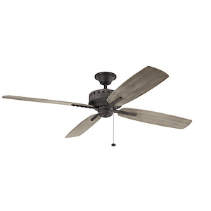 Woodland Grove - Ceiling Fan - with Utilitarian inspirations - 14 inches tall by 65 inches wide