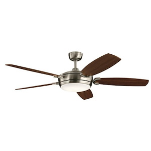 Kingsdown Leys - Ceiling Fan with Light Kit - 16 inches tall by 60 inches wide