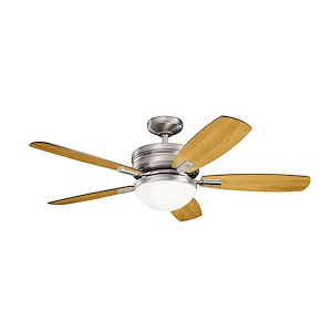 Bellyeoman Road - Ceiling Fan with Light Kit - with Transitional inspirations - 16.5 inches tall by 52 inches wide - 1230719