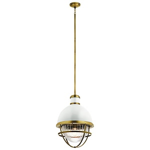 Newtown Wharf - 1 Light Pendant In Coastal Style-23.75 Inches Tall and 16 Inches Wide - 1280586
