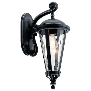 Norwood Town - 1 light Medium Outdoor Wall Lantern - with Traditional inspirations - 18 inches tall by 7 inches wide