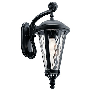 Norwood Town - 1 light Large Outdoor Wall Lantern - with Traditional inspirations - 22 inches tall by 9 inches wide
