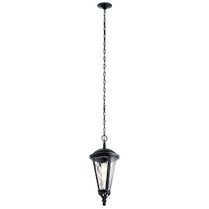 Norwood Town - 1 light Outdoor Hanging Lantern - with Traditional inspirations - 21.25 inches tall by 9 inches wide - 1231033