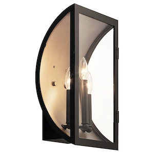 Stad Ardrum - 3 light XLarge Outdoor Wall Lantern - with Contemporary inspirations - 17 inches tall by 11 inches wide