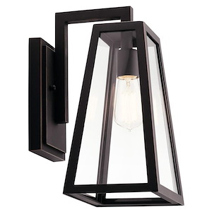 Oakdene Newydd-1 light Medium Outdoor Wall Lantern-with Lodge/Country/Rustic inspirations-14 inches tall by 8 inches wide