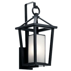 Oakfield Alley - 1 light Medium Outdoor Wall Lantern - with Transitional inspirations - 21.5 inches tall by 9.5 inches wide - 1231105