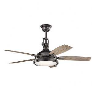 Chilton Head - Ceiling Fan with Light Kit - with Traditional inspirations - 22.5 inches tall by 52 inches wide